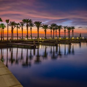 Dusk at Veterans Memorial Park