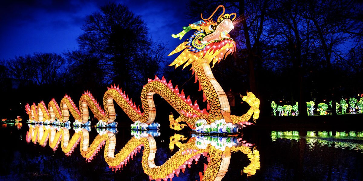 Asian Lantern Festival at Zoo in Sanford Florida