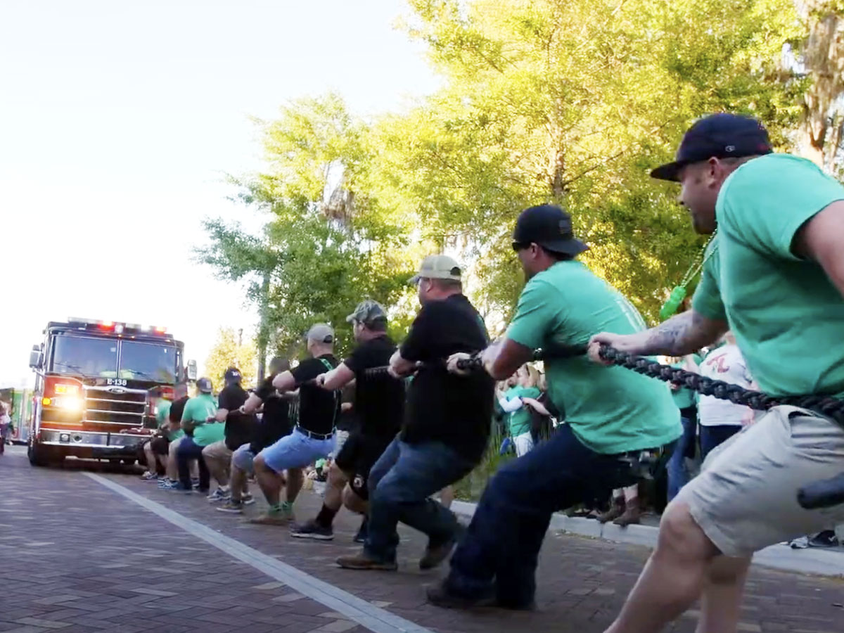 St Paddy's Day Fire Truck Pull