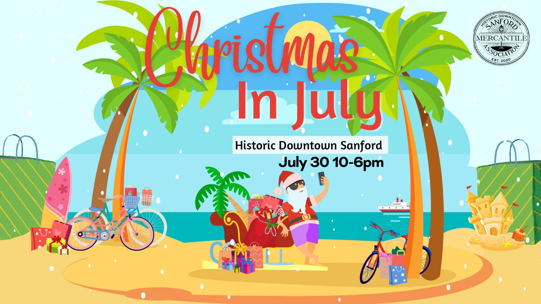 Christmas in July SHOPPING EVENT