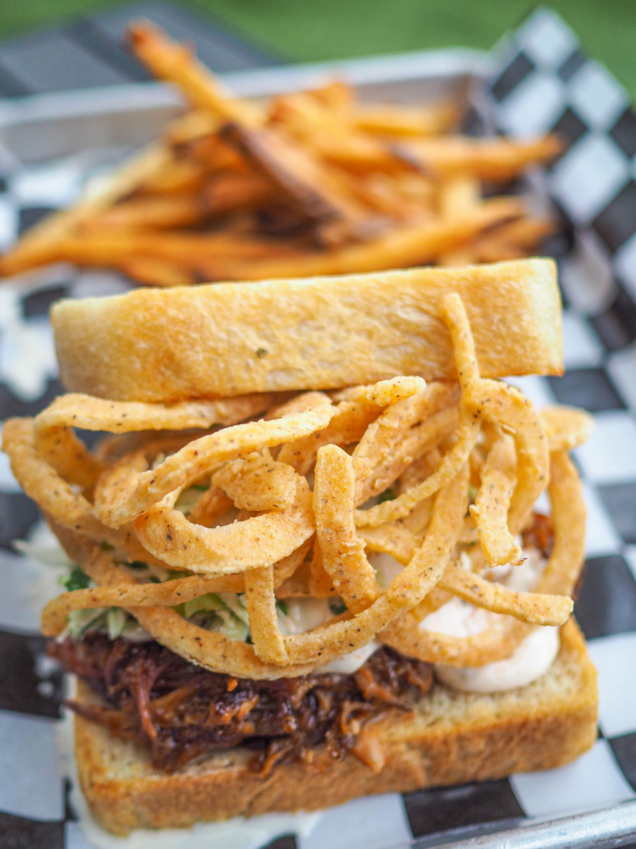 The Yardery Pulled Pork Sandwich