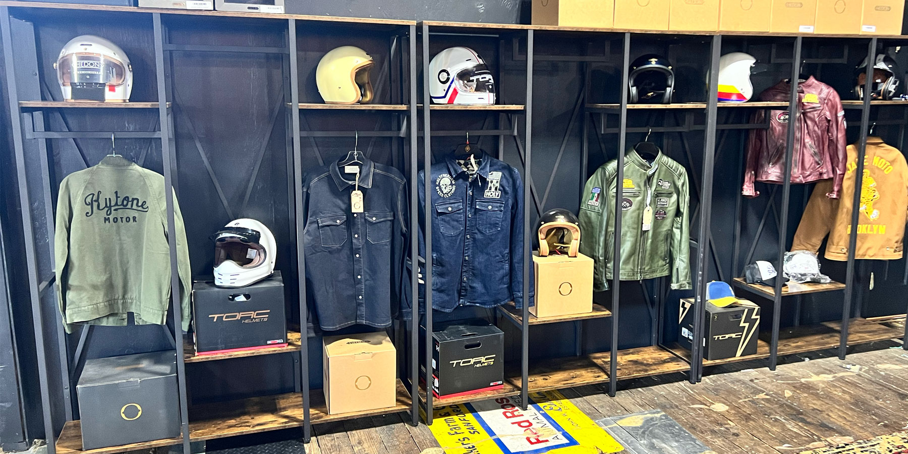 Motorcycle apparel store hotsell