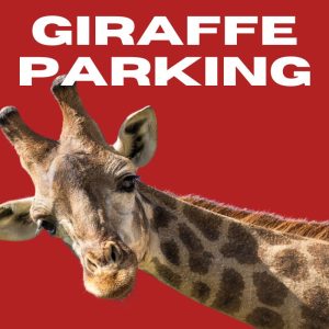 Giraffe Parking Lot Downtown Sanford