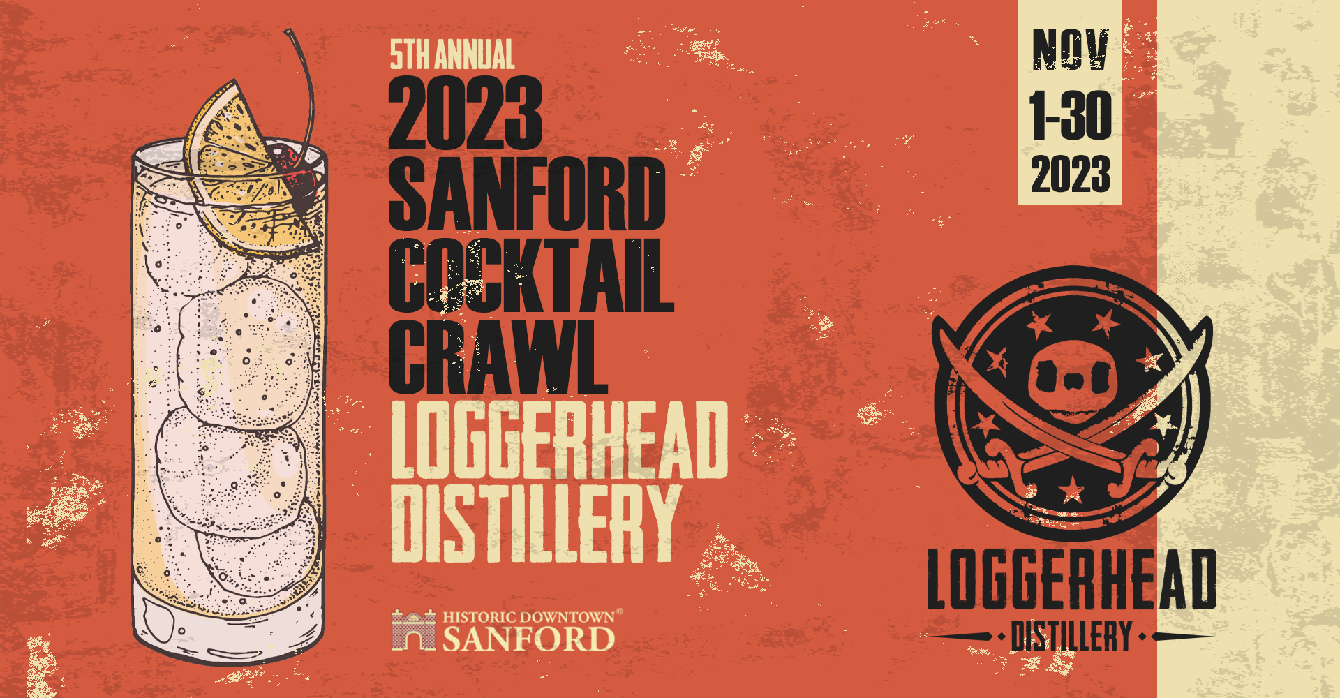 5th Annual LOGGERHEAD DISTILLERY COCKTAIL CRAWL