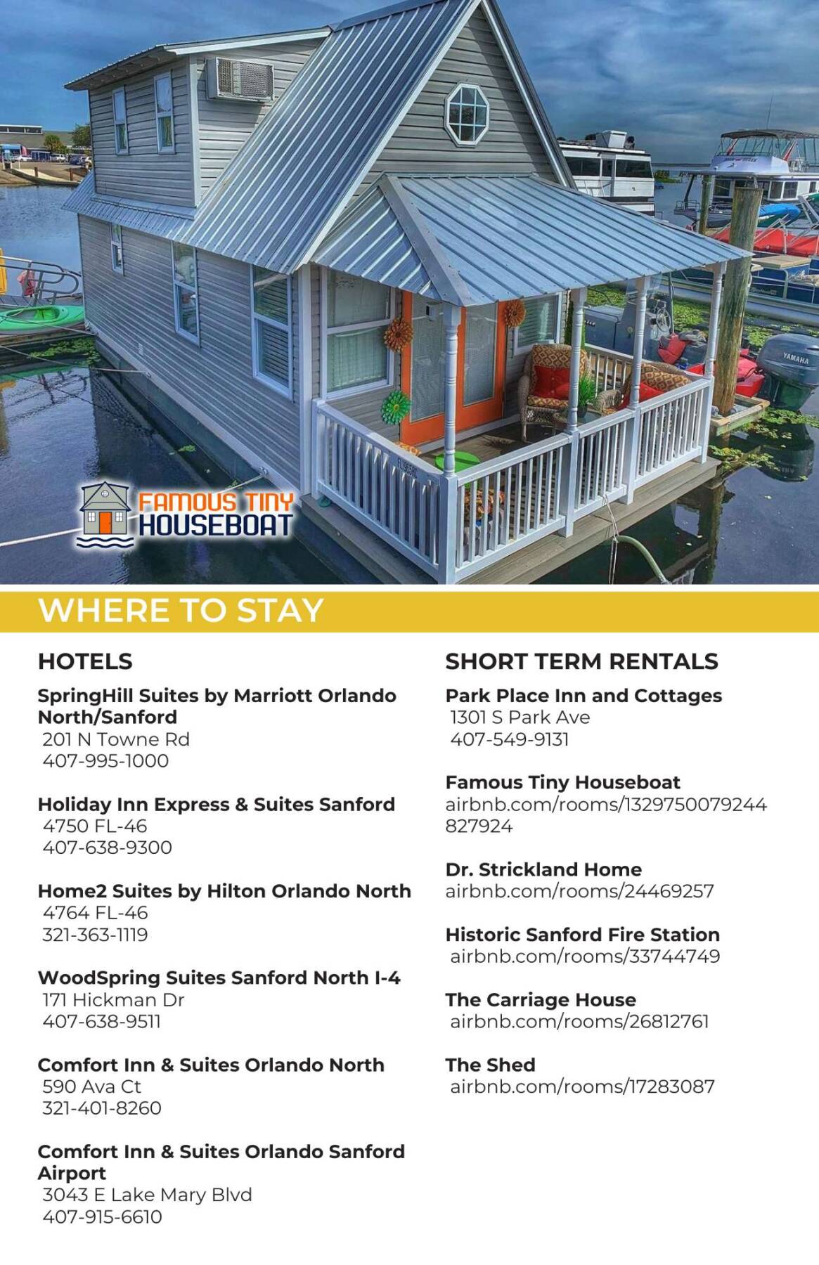 Where to Stay in Historic Downtown Sanford
